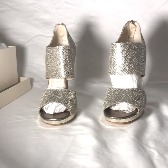 Jimmy Choo 38.5 EU Glitter/Champagne - Picture 2 of 9
